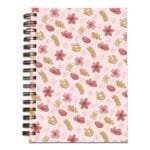 caderno floral
