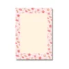 dupla bloco de notas floral a6