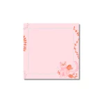 dupla de bloco de notas vermelhinho 9x9