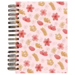 caderno floral