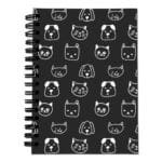 caderno cães e gatos