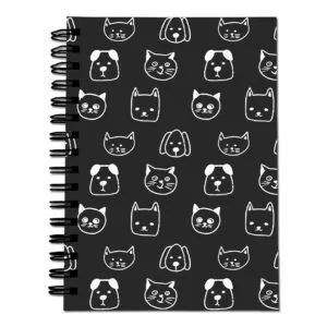caderno cães e gatos