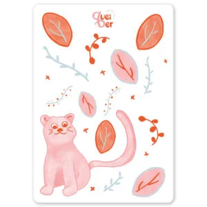 cartela de adesivos vermelhinho