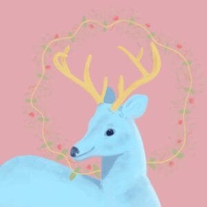 adesivo avulso cervo