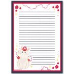 bloco de notas coelho lulooca
