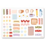 cartela de adesivos decobasic lulooca