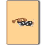 caderno brochura salsicha