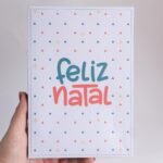 caixa deslizante + kit papelaria | natal