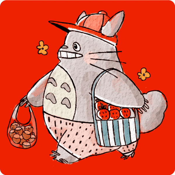 totoro studio ghibli lulooca