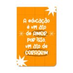 marcador de página a educação é um ato de amor