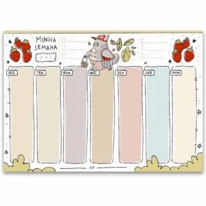 planejador de mesa totoro lulooca