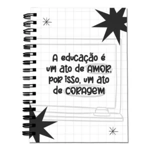 caderno a educação é um ato de amor