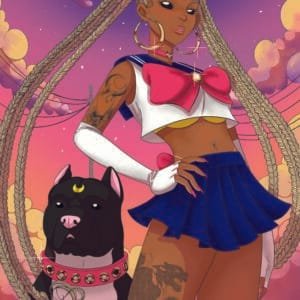 print A4 sailor moon - pedro bah