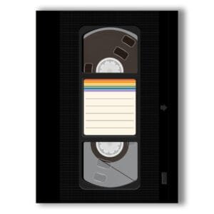 caderno brochura VHS