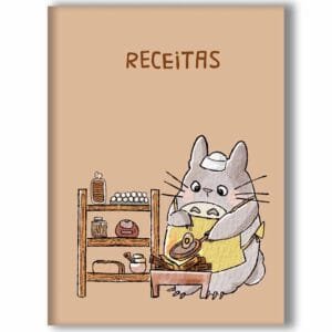caderno de receitas totoro