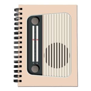 caderno rádio