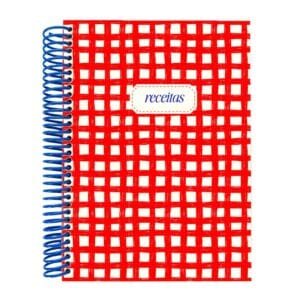caderno de receitas toalha