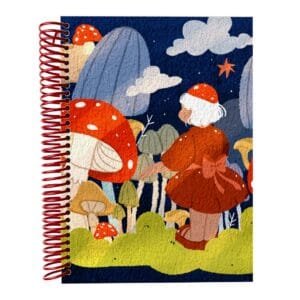 caderno cogumelo